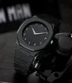 Black Arabic Aura Watch 100% Original Stylish & Durable Wristwatch for Men & Women Sleek Black Design, Luxury Look