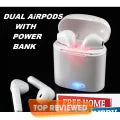 Airpro & Air 31 TWS I12 Airpods_ with Super Sound & High Quality Touch Sensors True Stereo Headphones with Built in Mic 10m Transmission Bluetooth Wireless Earbuds , power Case Sport Headset for all Bluetooth Smart devices.